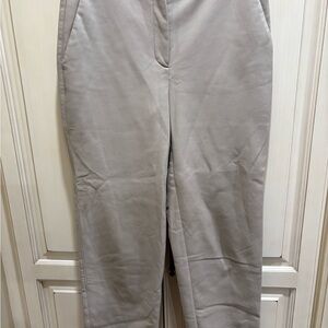 Babaton leather-Look Pants in Light Taupe